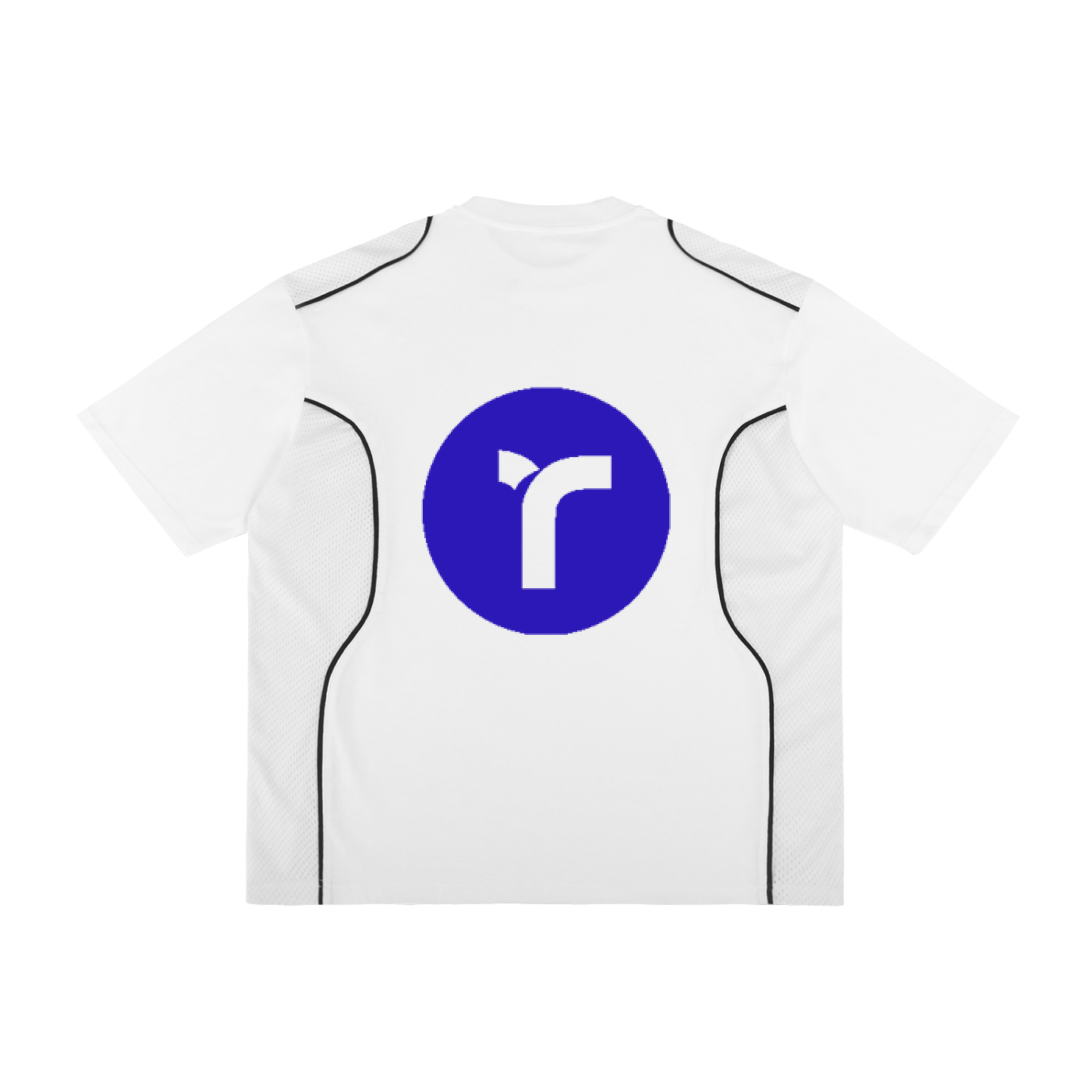 Contrast Piped Panel T-Shirt